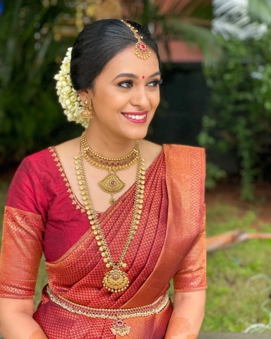 Makeup and hair by Shruthi