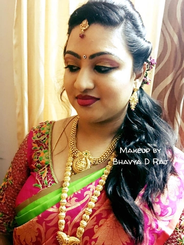 Makeup by Bhavya D Raj