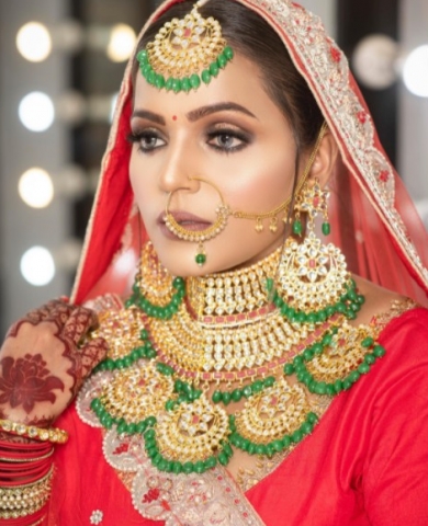 Aditi Dubey Bridal Makeup Arti