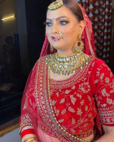Aditi Dubey Bridal Makeup Arti