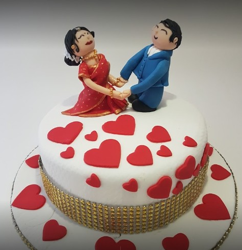 Romantic Couple Cake 012 - Best Treat for Celebrating Love