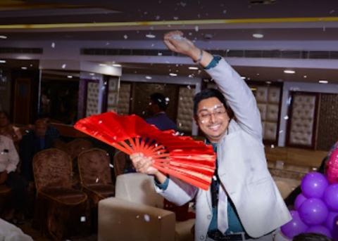 Magician Rahul Krishnan