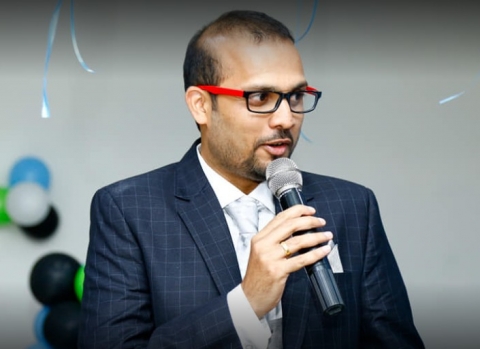 Emcee Sunil Donbosco