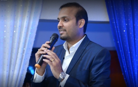 Emcee Sunil Donbosco