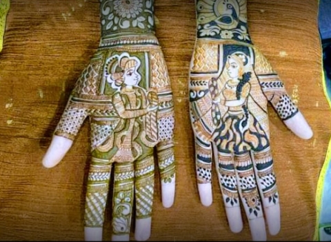 Raj Mehndi Art