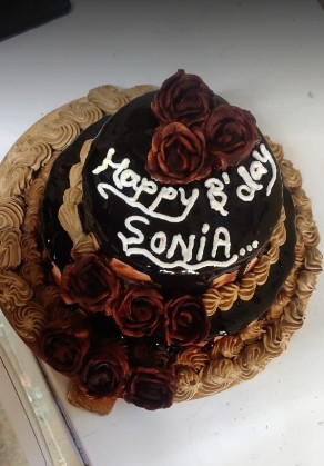 Sonia - Animated Happy Birthday Cake GIF Image for WhatsApp | Funimada.com