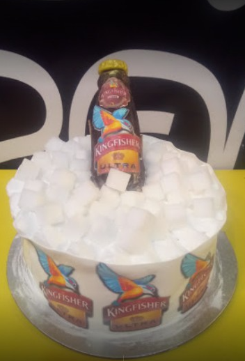 Choco truffle and Kingfisher beer cake making video - YouTube