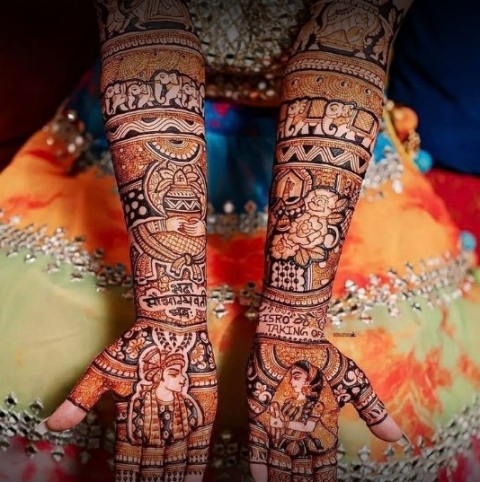 Chandan Mehandi Art