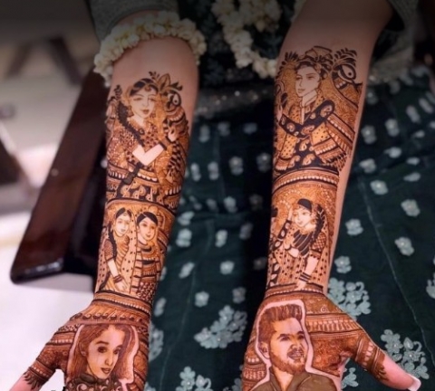 Chandan Mehandi Art