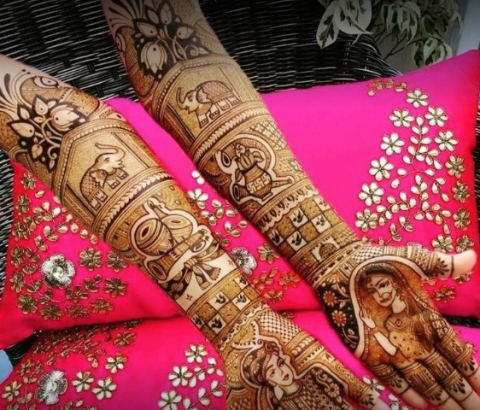 Chandan Mehandi Art