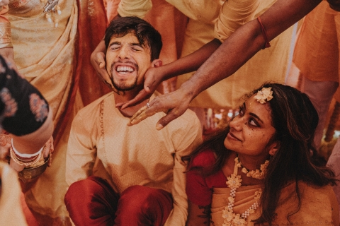 Golden Frame Wedding