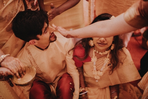 Golden Frame Wedding