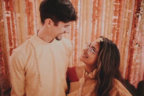 Golden Frame Wedding