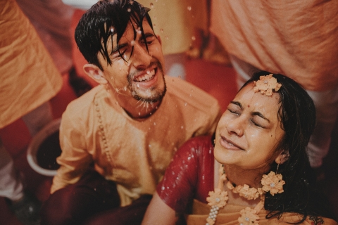 Golden Frame Wedding