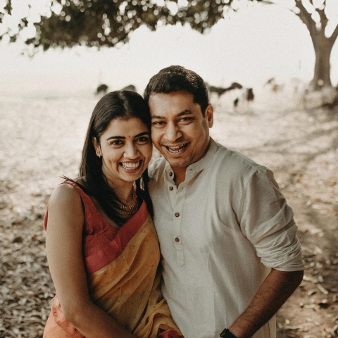 Golden Frame Wedding