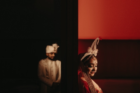 Golden Frame Wedding