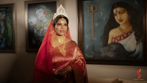 Charcoal & Vermillion