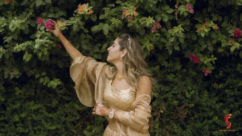 Charcoal & Vermillion