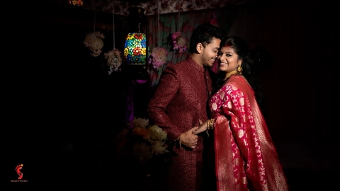 Charcoal & Vermillion