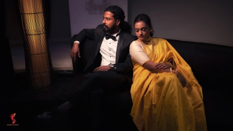 Charcoal & Vermillion