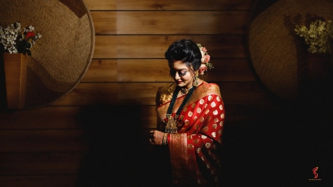 Charcoal & Vermillion