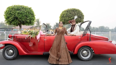 Charcoal & Vermillion