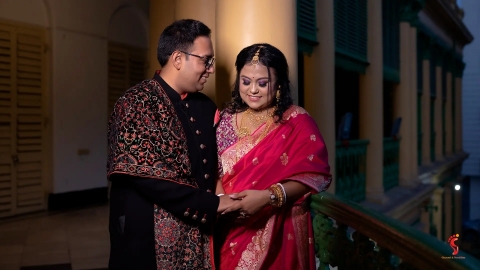 Charcoal & Vermillion